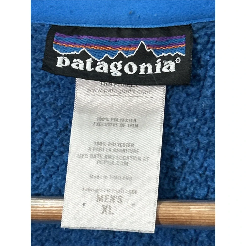 Mens Patagonia Better Sweater 1/4 Zip Pullover Outdoor Hiking 25521 Sz XL